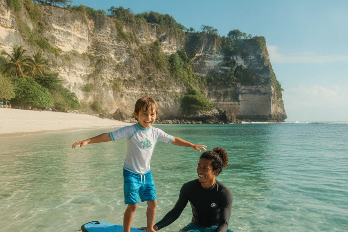 Kids Surf Lesson - 1.5 hours - Rp 300.000