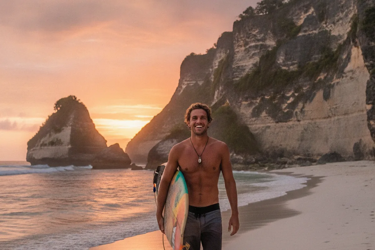 Surf & Stay Package - 5 lessons - Rp 1.500.000